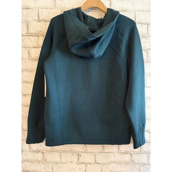 NWT Athleta Prospect Jacket size Small Teal lightweight scuba sustainable materi - Picture 6 of 9